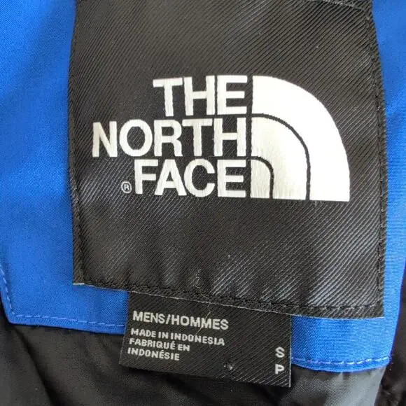The North Face Primaloft Descendit Bright Cobalt Blue Hooded Jacket Men's Small - Picture 6 of 15